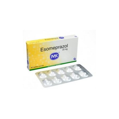 Esomeprazol 20 mg ( ENVIOS REGIONALES Y NACIONAL) Caja *10 Tabletas Cubiertas – Tecnoquímicas