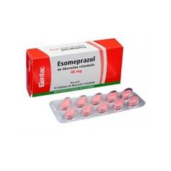 Esomeprazol 40 mg (ENVIOS REGIONAL Y NACIONAL)Caja x 10 Tabletas de Liberación Retardada – Genfar