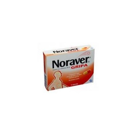 Noraver Gripa Congestión Nasal (Envios Regionales y Nacionales) caja*8 capsulas