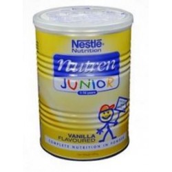 Nestlé Nutrem Junior Sabor A Vainilla Complemento Diario (Envios Regionales y Nacionales) tarro*400gr