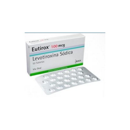 Eutirox 100 mcg ( ENVIOS REGIONALES Y NACIONAL) Caja*50 Tabletas - Merck