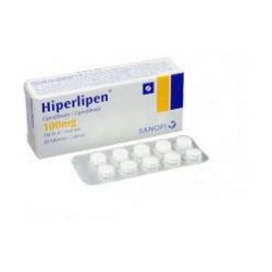 Hiperlipen 100 mg ( ENVIOS REGIONALES Y NACIONAL) Caja Con*20 Tabletas – Sanofi Aventis