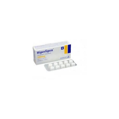 Hiperlipen 100 mg ( ENVIOS REGIONALES Y NACIONAL) Caja Con*20 Tabletas – Sanofi Aventis