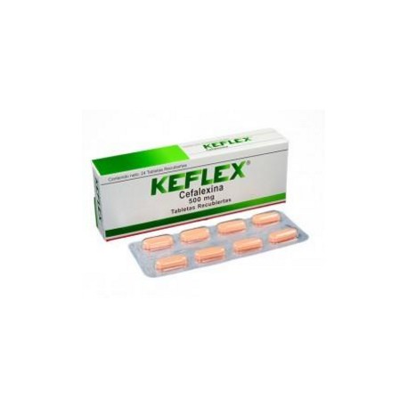 Keflex 500 mg ( ENVIOS REGIONALES Y NACIONAL) Caja*24 Tabletas Recubiertas – Farma De Colombia