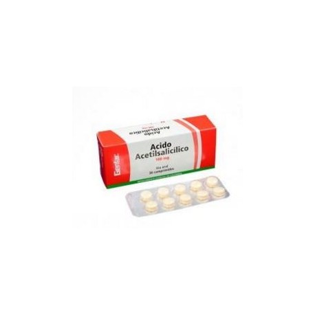 Ácido acetilsalicílico 100 mg (Envios Regionales y Nacionales) caja*30 tabletas