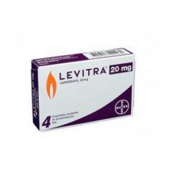 Levitra 20 mg 8 ENVIOS REGIONALES Y NACIONAL) Caja*4 Comprimidos Recubiertos - Bayer