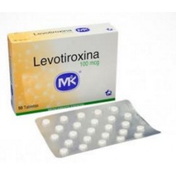 Levotiroxina 100 mcg ( ENVIOS REFGIONALES Y NACIONAL) Caja x 50 Tabletas - Tecnoquímicas