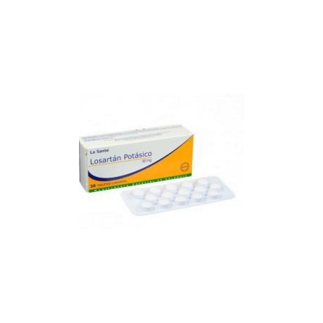 Losartán Potásico 50 mg ( ENVIOS REGIONALES Y NACIONAL) Caja*30 Tabletas Cubiertas – La Santé