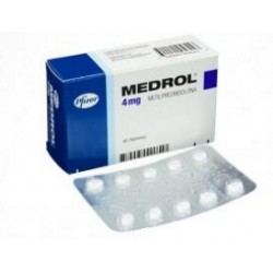 Medrol 4 mg ( ENVIOS REGIONALES Y NACIONAL )Caja*30 Tabletas - Pfizer