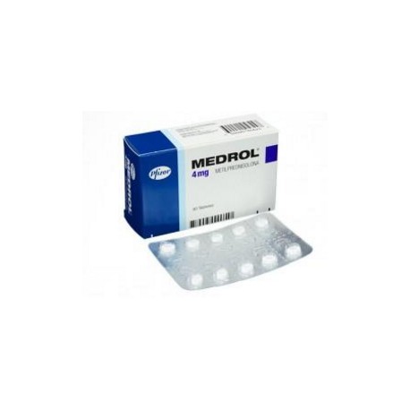 Medrol 4 mg ( ENVIOS REGIONALES Y NACIONAL )Caja*30 Tabletas - Pfizer