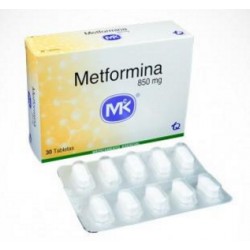 Metformina 850 mg ( ENVIOS REGIONALES Y NACIONAL )Caja*30 Tabletas - Tecnoquímicas