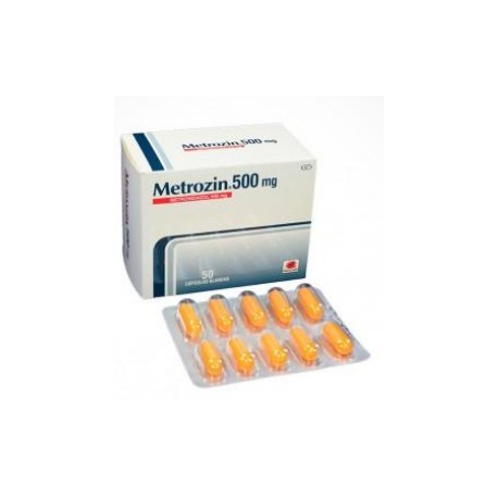 Metrozin 500 mg ( ENVIOS REGIONALES Y NACIONAL) Caja* 50 Cápsulas Blandas – Procaps