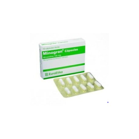 Minogran 100 mg ( ENVIOS REGIONALES Y NACIONAL) Caja*10 Capsulas Duras - EuroEtika