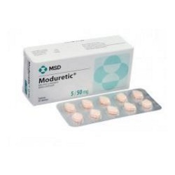 Moduretic 5/50 mg ( ENVIOS REGIONALES Y NACIONAL) Caja*30 Tabletas - Merck