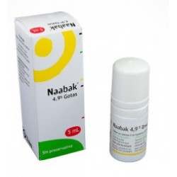 Naabak 4.9 % Caja ( ENVIOS REGIONALES Y NACIONAL) Frasco Gotero *5 mL – Laboratorios Théa