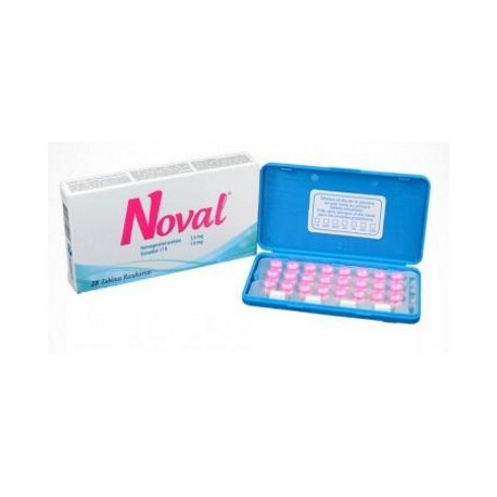 Noval 2.5 mg / 1.5 mg ( ENVIOS REGIONALES Y NACIONAL ) Caja*28 Tabletas – Laboratorios Synthesis