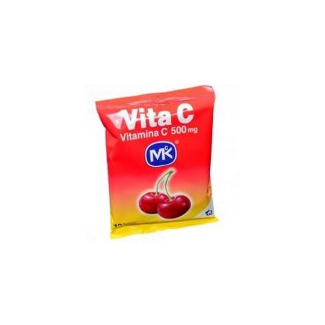 Vita C 500 mg Sabor A Cereza (Envios Regionales y Nacionales) sobre*12 tabletas