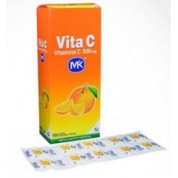 Vita C 500 g Tabletas Sabor A Naranja (Envios Regionales y Nacionales) caja*100 unidades