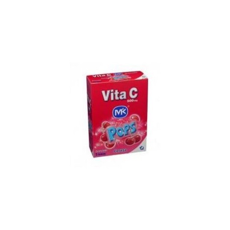 Vita C Pops 500 mg Granulados Sabor A Cereza(Envios Regionales y Nacionales) caja*5 sobres