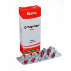 Omeprazol 20 mg ( ENVIOS REGIONALES Y NACIONAL) Caja*10 Cápsulas - Genfar