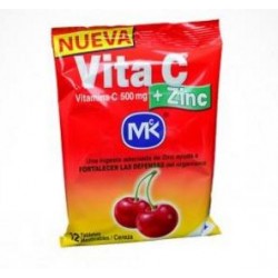 Vita C + Zinc Sabor A Cereza (Envios Regionales y Nacionales) sobre*12 tabletas