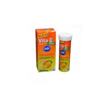 Vita C + Zinc 1 g Sabor Naranja (Envios Regionales y Nacionales) fco*10 tabletas