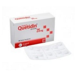 Quetidin 25 mg ENVIOS REGIONALES Y NACIONAL) Caja*30 Tabletas Recubiertas – Laboratorios Synthesis