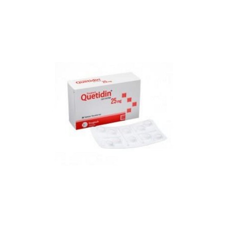 Quetidin 25 mg ENVIOS REGIONALES Y NACIONAL) Caja*30 Tabletas Recubiertas – Laboratorios Synthesis