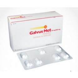 Galvus Met 50 mg / 850 mg( ENVIOS REGIONALES Y NACIONAL) Caja *56 Comprimidos Recubiertos - Novartis