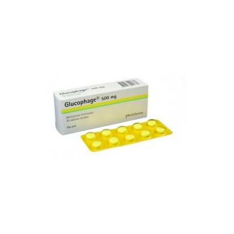 Glucophage 500 mg (ENVIOS REGIONALES Y NACIONAL) Caja*30 Tabletas Lacadas – Merck Serono