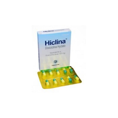 Hiclina 100 mg ( ENVIOS REGIONALES Y NACIONAL) Caja*10 Cápsulas – Pharmaderm