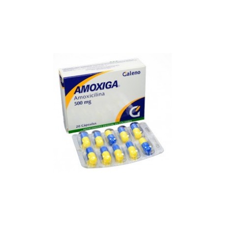 Amoxiga 500 mg ( ENVIOS REGIONALES Y NACIONAL) Caja*20 Cápsulas – Galeno