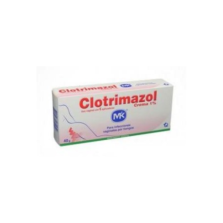 Clotrimazol 1 % Crema vaginal Infecciones Vaginales caja*40gr