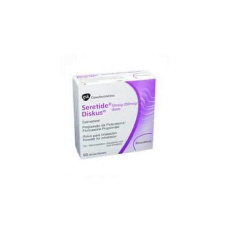 Seretide Diskus 50 mcg / 250 mcg ( ENVIOS REGIONALES Y NACIONAL) Caja*60 Dosis - Glaxosmithkline