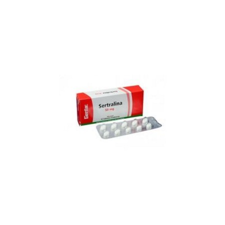 Sertralina 50 mg ( ENVIOS REGIONALES Y NACIONAL) Caja *10 Tabletas Recubiertas – Genfar