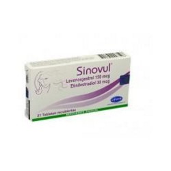 Sinovul 150 mcg / 30 mcg ( ENVIOS REGIONALES Y NACIONAL) Caja*21 Tabletas – LaFrancol