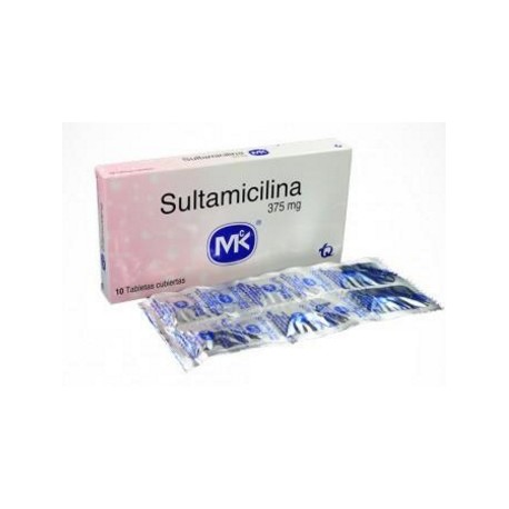 Sultamicilina 375 mg ( ENVIOS REGIONALES Y NACIONAL)Caja x 10 Tabletas Cubiertas - Tecnoquímicas