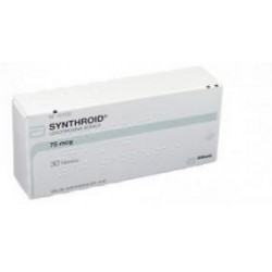 Synthroid 75 mcg ( ENVIOS REGIONALES Y NACIONAL) Caja*30 Tabletas - Abbott