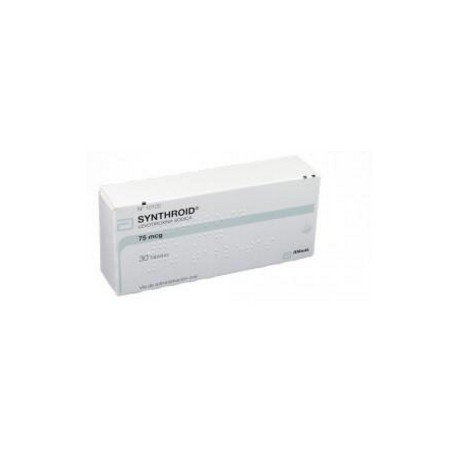 Synthroid 75 mcg ( ENVIOS REGIONALES Y NACIONAL) Caja*30 Tabletas - Abbott