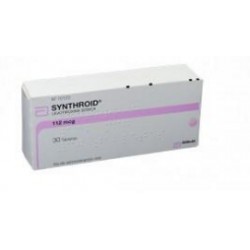 Synthroid 112 mcg ( ENVIOS REGIONALES Y NACIONAL) Caja *30 Tabletas - Abbott