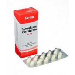 Tamsulosina Clorhidrato 0.4 mg (ENVIOS REGIONALES Y NACIONAL) Caja*30 Cápsulas - Genfar