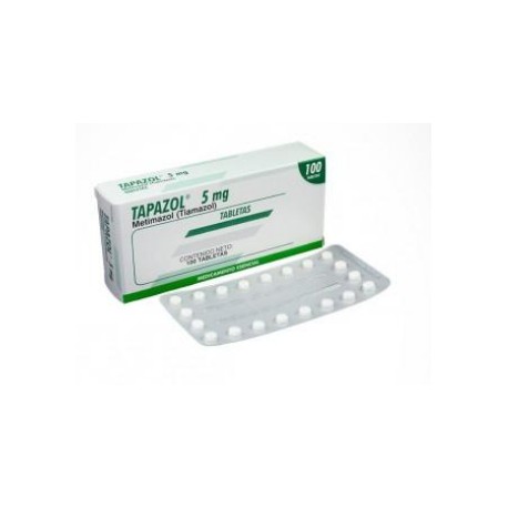 Tapazol 5 mg ( ENVIOS REGIONALES Y NACIONAL) Caja*100 Tabletas - Farma De Colombia