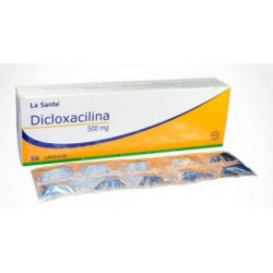 Dicloxacilina 500 mg (ENVIOS REGIONALES Y NACIONAL) Caja*50 Cápsulas – La Santé