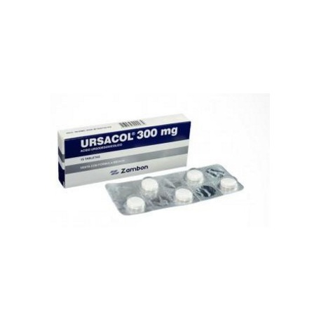 Ursacol 300 mg (ENVIOS REGIONALES Y NACIONAL) Caja*15 Tabletas – Zambon