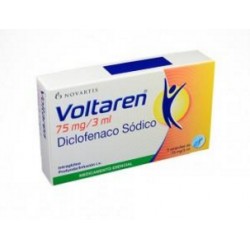 Voltaren 75 mg / 3 mL ( ENVIOS REGIONALES Y NACIONAL) Caja*5 Ampollas - Novartis